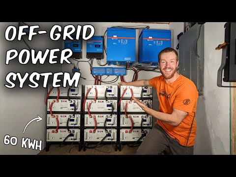 IT'S FINALLY DONE! | DIY Massive Off-Grid Power System