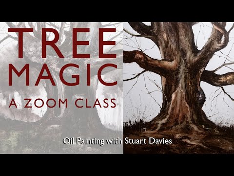 Tree Magic - One of My Zoom Classes - Oil Painting with Stuart Davies
