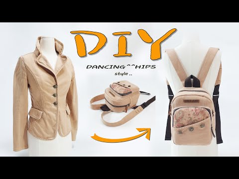 자켓으로 배낭 만들기/diy/리폼/가방만들기/tote bag sewing tutorial/diy jeans bag hand sewing/denim bag/jeans bag/만들기