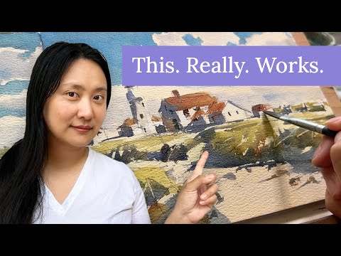 5 Simple Steps to Loosen Up Your Watercolor Painting and Reach Mastery