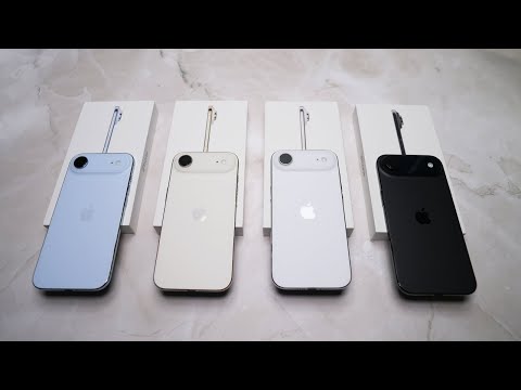 iPhone Air in All Colors: Sky Blue, Gold, Cloud White & Space Black!
