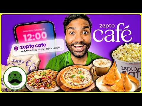 Zepto Cafe Review | 10 Minute Food Delivery | Veggie Paaji
