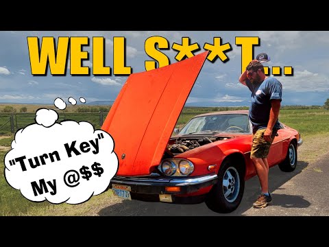 Will Chevy Swapped Jaguar Run & Drive 1400 Miles After 18 Years? NO TITLE!