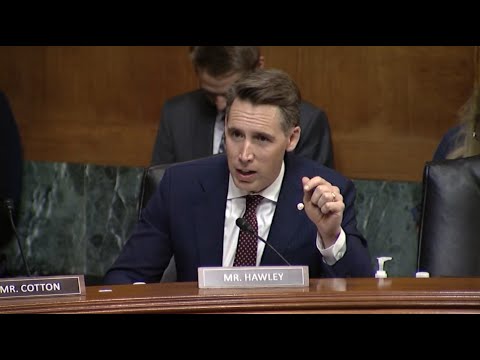 Senator Hawley Questions Lina Khan on Antitrust, Amazon Market Consolidation