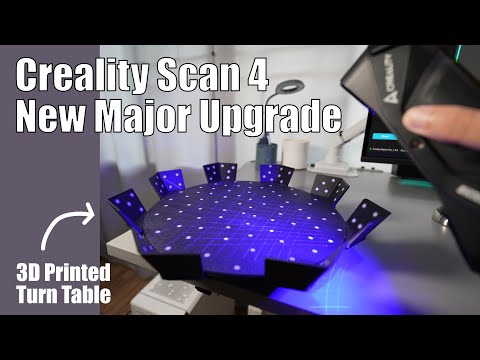 DIY 3D Printed Turntable for Creality Scan 4’s New Major Upgrade
