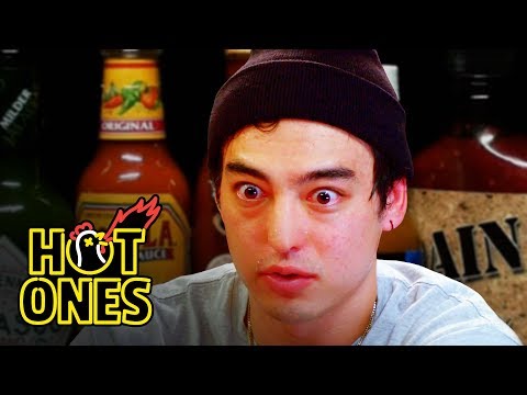 Joji Sets His Face on Fire While Eating Spicy Wings | Hot Ones