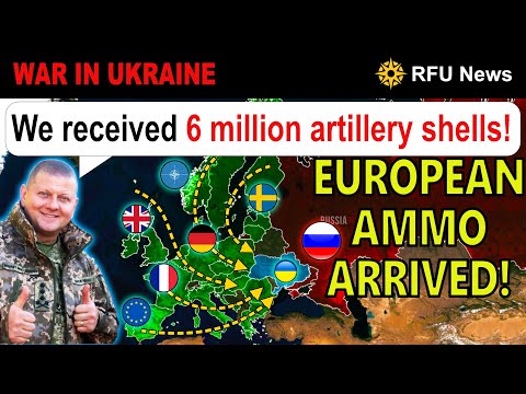 Putin Is FURIOUS! Ukraine Gets 6 Million Shells! 10 MILLION MORE TO GO! | RFU News