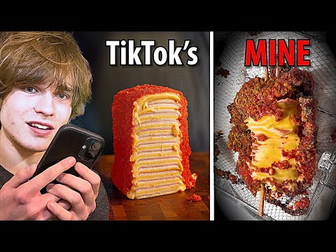 I Tried Making Viral TikTok "Stunt" Foods