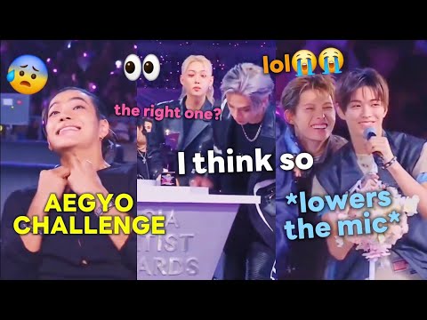 Straykids 3Racha funny speech at the AAA, interactions with other idols,ive,ateez,lesserafim, cortis