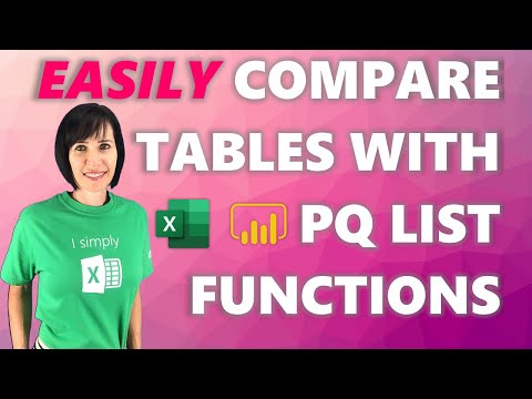 Easily Compare Multiple Tables in Power Query