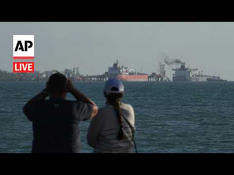 LIVE: Russian oil tanker arrives in Cuba