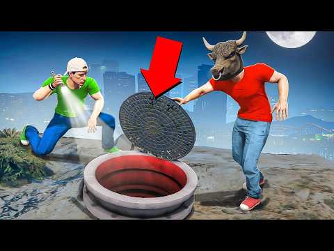 What's in the Sewers at Night in GTA 5! The Scary Sewers in GTA 5 @buivolson