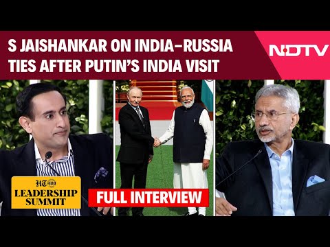 S Jaishankar Interview | "India-Russia Steadiest Big Relationship": S Jaishankar To NDTV