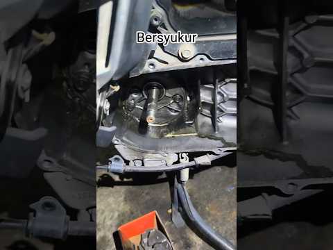 matik sekali servuce ratusan ribu tapi orangnya ok2in aja😊 #matik #honda #K1A
