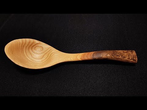 как сделать деревянную ложку. Самый простой способ!