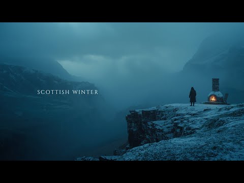Winter in the Scottish Highlands | Calm Celtic Mountains Ambience for Focus & Introspection