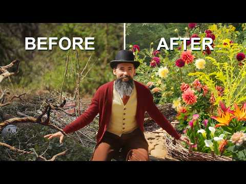 I turned my abandoned yard into an EPIC CUTTING GARDEN