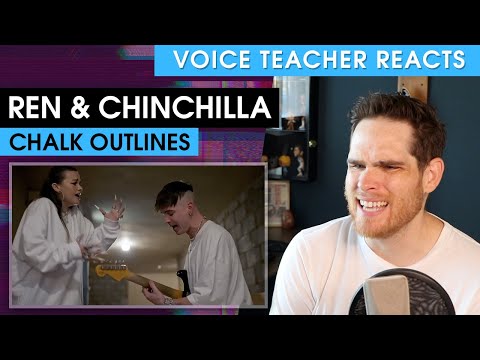 Voice Teacher Reacts to Ren X Chinchilla - Chalk Outlines (live)
