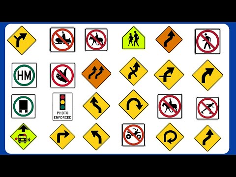 50 Hardest U.S. Road Signs You Must Know for Your DMV Test | Permit & Driving Test Prep
