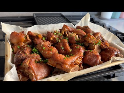 椒盐猪手 简单 热吃冷吃都很棒 带去party一定抢手【田园时光美食】