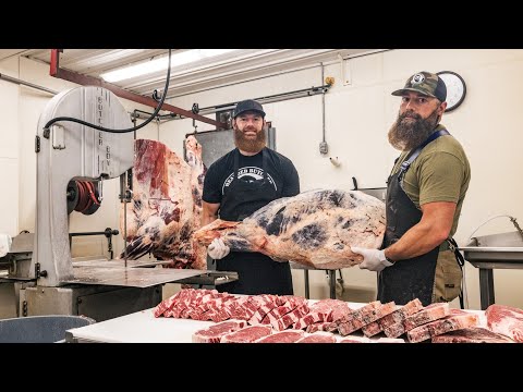We Tried the Ultimate Burger: 42 Day Dry-Aged Beef Round | By The Bearded Butchers