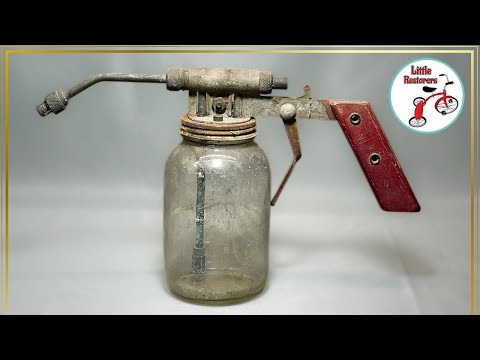 Rustic Mason Jar Sprayer Restoration. From Neglect to Shine, Vintage Revival !