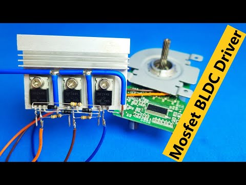 How To Make Brushless Motor Driver / No ECS With Mosfet Driver