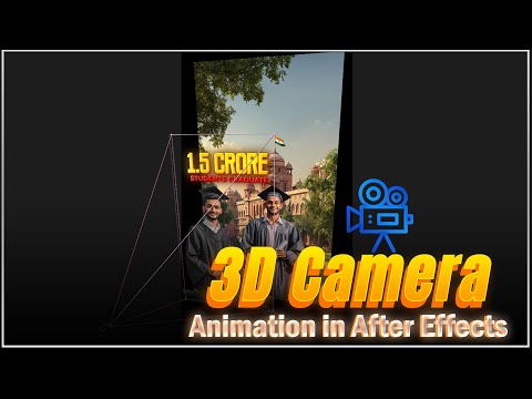 After Effects 3D Camera Explained in 10 Minutes! 🎥 (Hindi Tutorial)