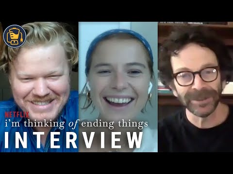 Netflix's I'm Thinking Of Ending Things Interviews | Jesse Plemons, Jessie Buckley & Charlie Kaufman