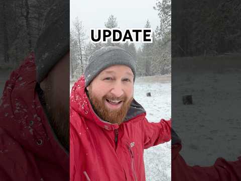 It’s SNOWING! Quick channel update.