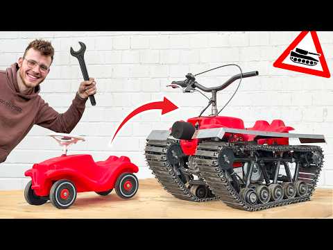 Wir bauen KETTEN an unser BOBBY CAR