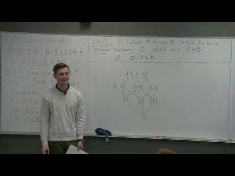 Proof, Set Theory, and Logic - Operations on Sets (Part 1)