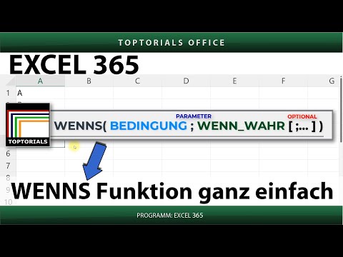 WENNS Funktion in Excel ganz einfach | Bewertung | Klassenarbeit | Mitarbeiterbewertung