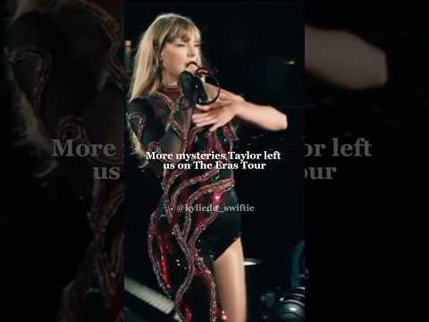 More mysteries Taylor left us on The Eras Tour 🤔 #taylorswift #shorts #erastour #music #mysteries
