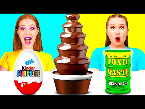 Chocolate Fountain Fondue Challenge