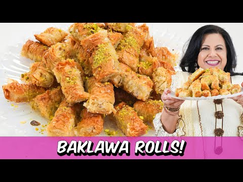 Super Simple & Delicious Baklava Rolls Recipe in Urdu Hindi - RKK