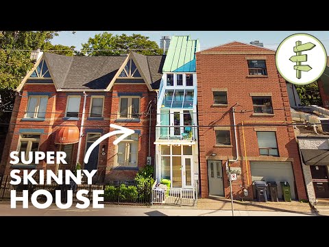 Fascinating ULTRA Narrow House with Multi-Level Maze of Rooms - FULL TOUR