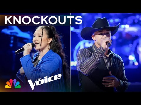 Hailey Wright and Jaelen Johnston's Incredible Country Voices Dazzle Coach Kelsea | Voice Knockouts