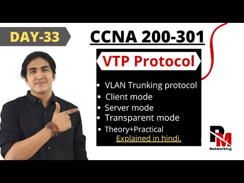 DAY-33 | VTP Vlan trunking protocols | Modes of vtp | client mode | server mode | transparent mode |