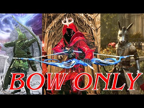 Beating 3 soulslike games with a bow only