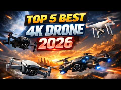 Best 4K Camera Drone 2026 | Beginner-Friendly & Long Flight Drones
