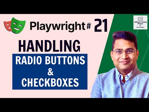 Playwright Tutorial #21 - How to Handle Radio Buttons and Checkboxes