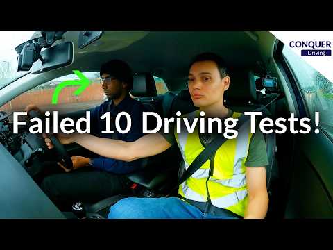 Failed 10 Real Driving Tests! Says He Should Have Passed At Least 5?