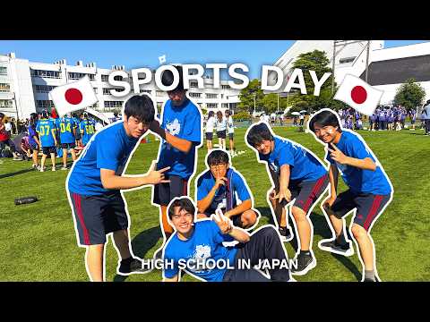 A Sports Day in Japan | Exchange High School Student 🇯🇵 [Day in a life]