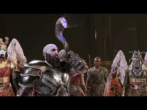 Kratos Becomes General and Leads the Army to Asgard - God of War Ragnarok
