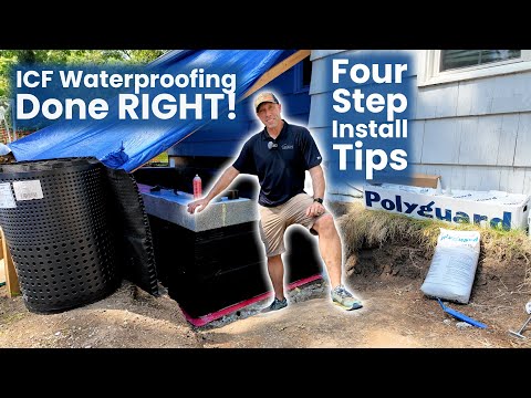 ICF Waterproofing done RIGHT!