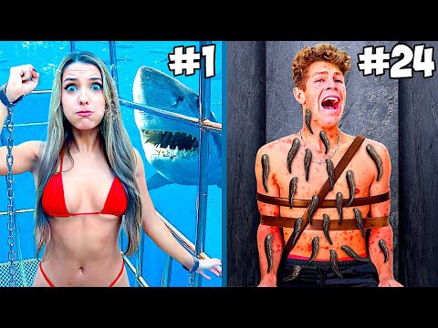 WHO CAN FACE THE MOST FEARS IN 24 HOURS!!