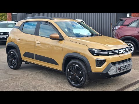 2024 (74) Dacia Spring Extreme 26.8kWh 5Dr in Safari Beige. 2k Miles. 1 Owner. Car Play. £11,750