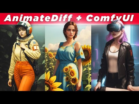 Generate AI Videos With AnimateDiff & ComfyUI | Text to Animation Tutorial