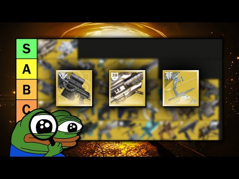 Ranking Every Exotic Weapon in Destiny 2 for Endgame PvE